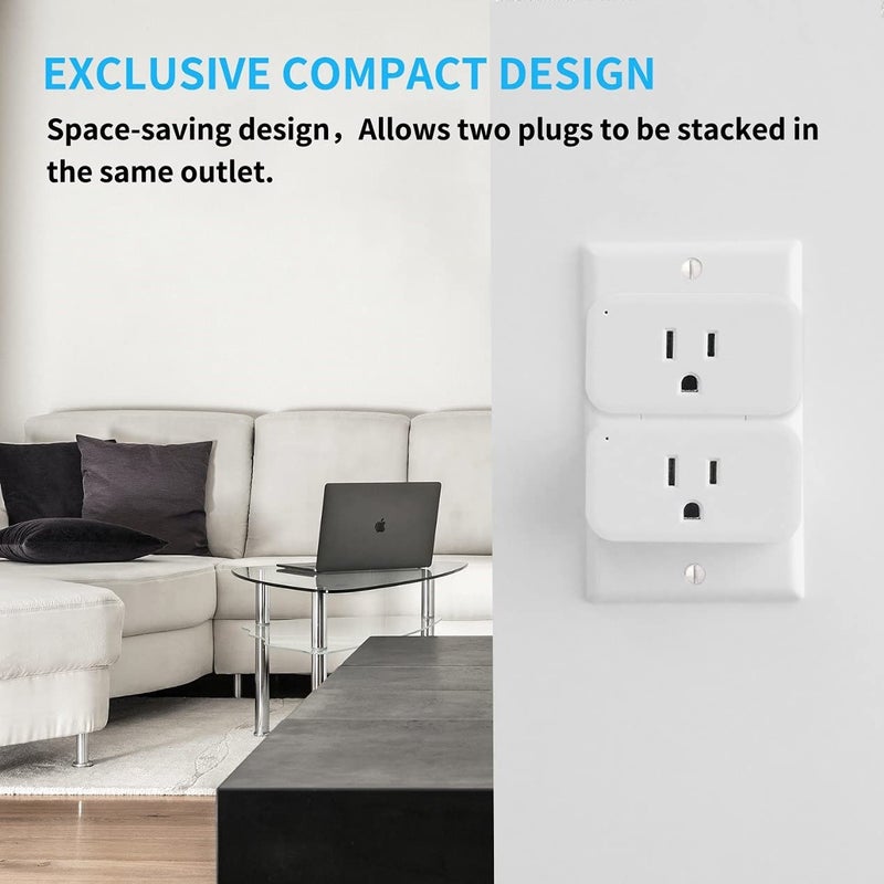 THIRDREALITY Smart Plug 4 Pack, 15A Smart Outlet with Timer Function, Zigbee Repeater, ETL Certified, Requires ZigBee Hub, No Power Meter - Image 4
